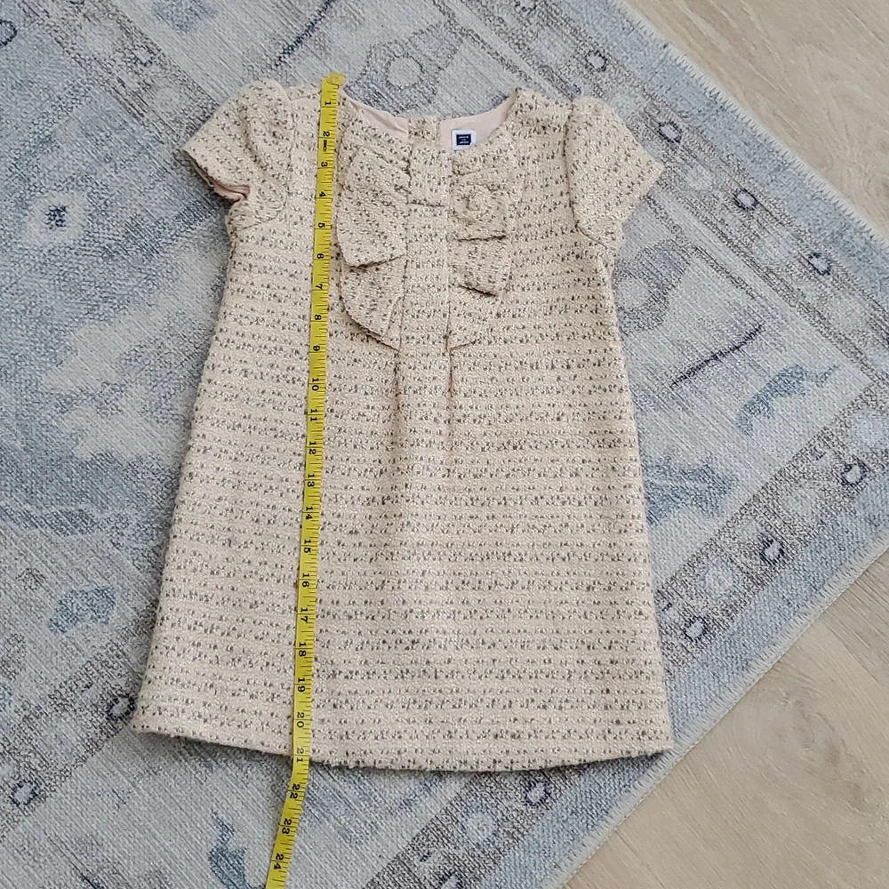 Janie and Jack Toddler Girls Boucle Ruffle Dress Sz3